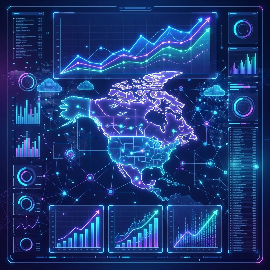 Data Analytics Boom in North America: US Dominates but Canada and Mexico Surge