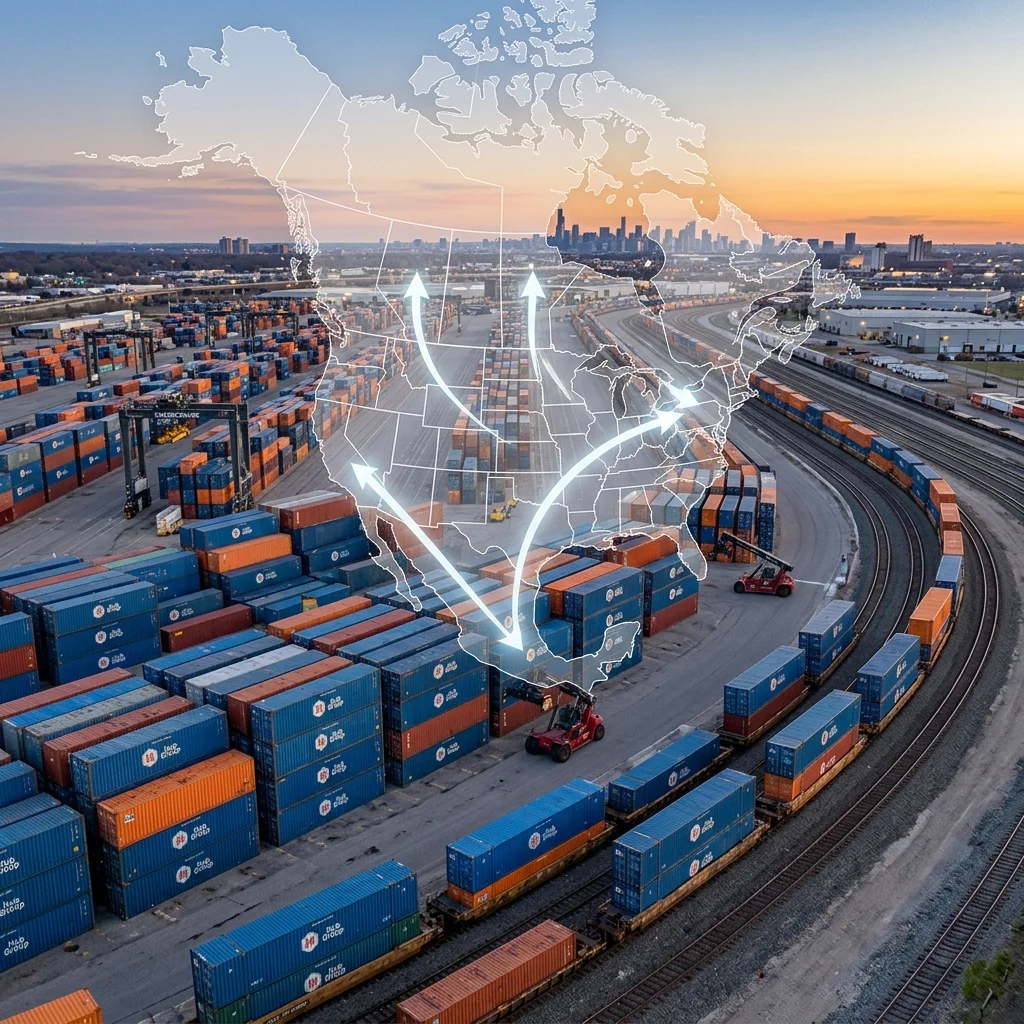 The Hidden Economic Logic of North American Cross-Border Logistics: How Hub