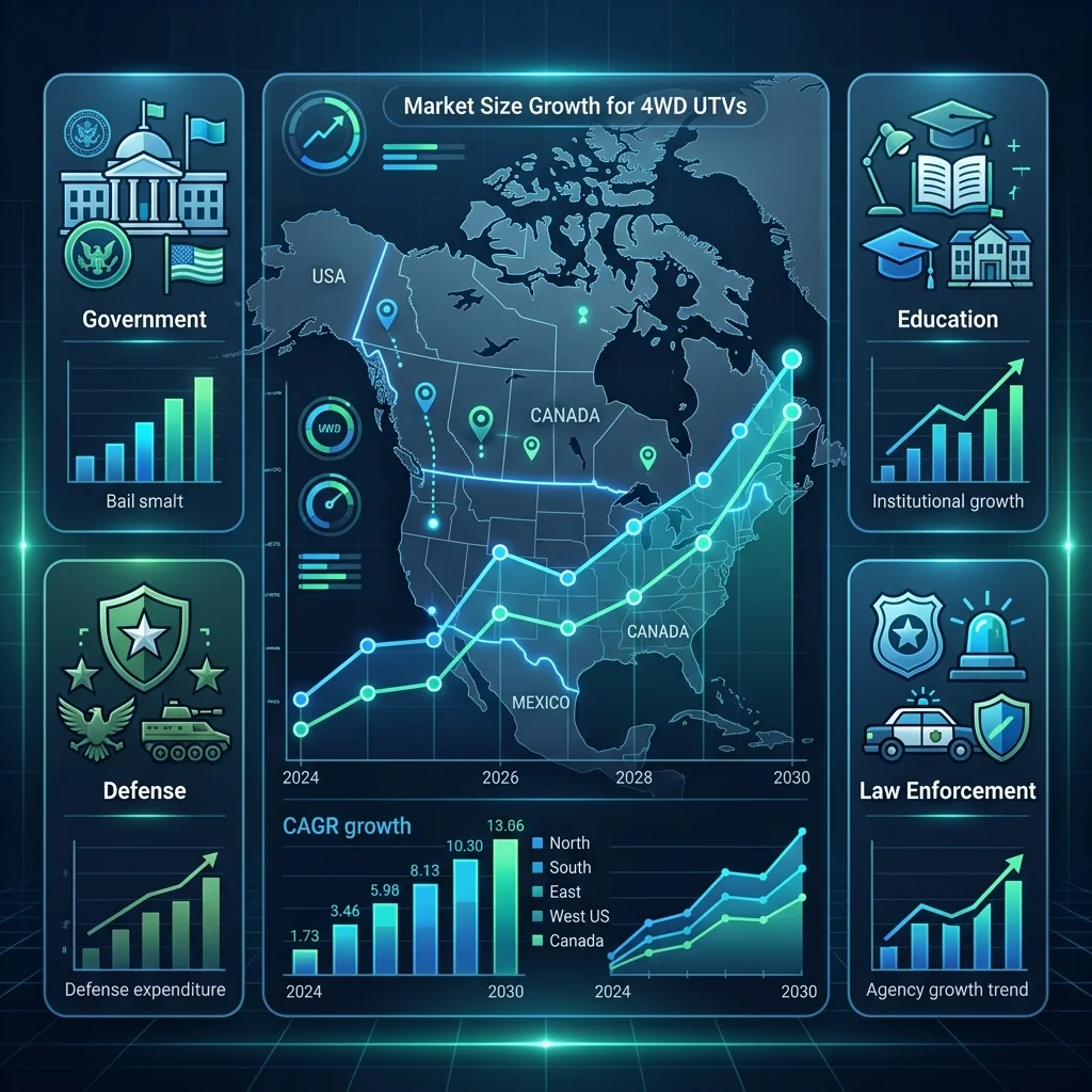 Unveiling North America''s Public Sector Market: Deep Dive into 4WD UTV Trends